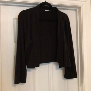 Calvin Klein black long sleeve shrug xl